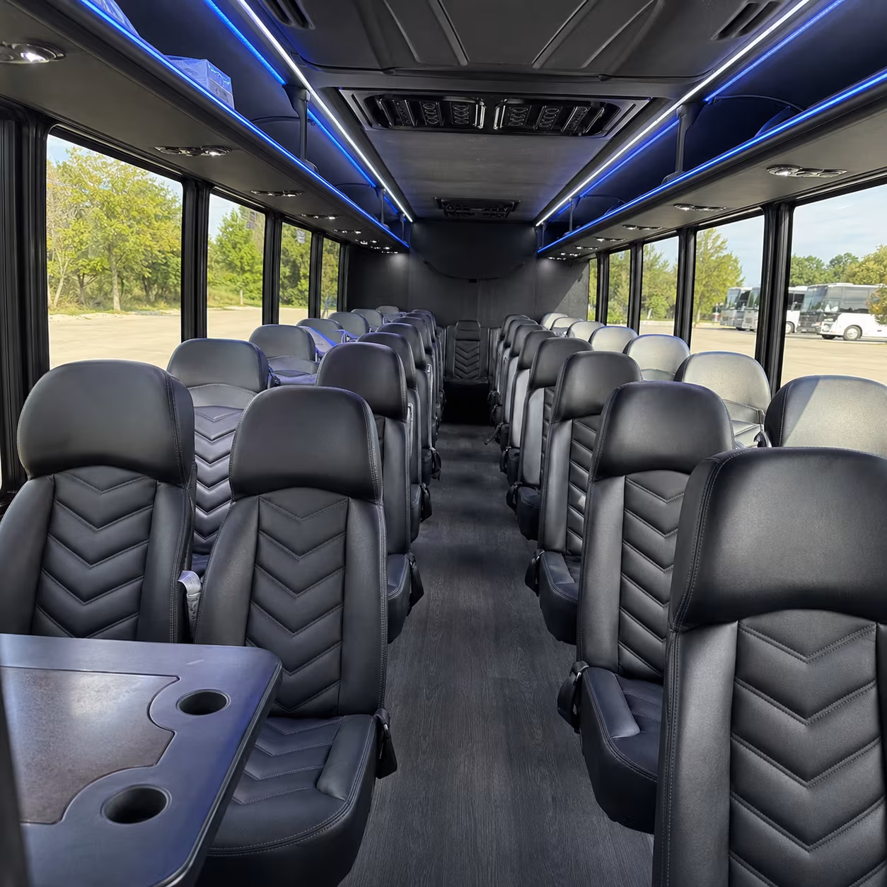 15-35 Passenger Minibus Interior