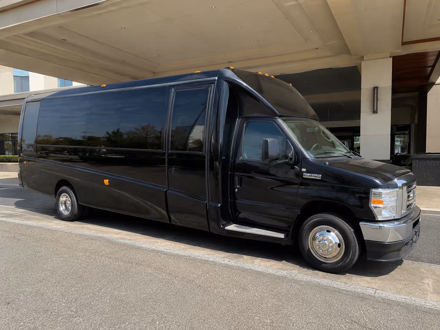 Passenger seating aboard a party bus rental serving Pembroke Pines