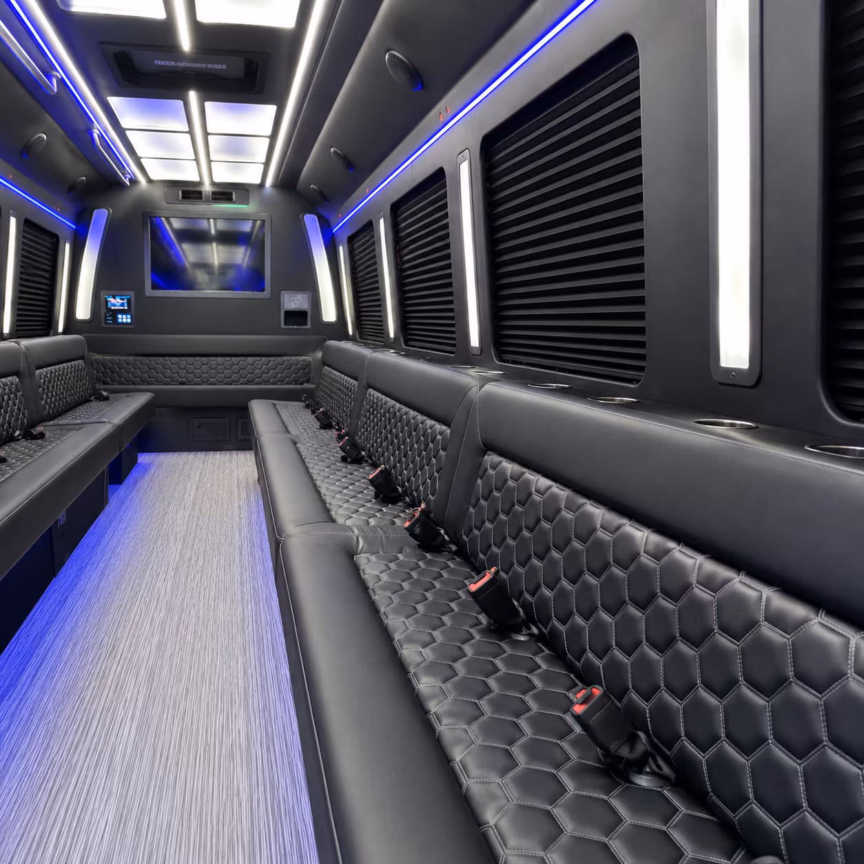 Pembroke Pines Bachelor & Bachelorette Transportation onboard seating