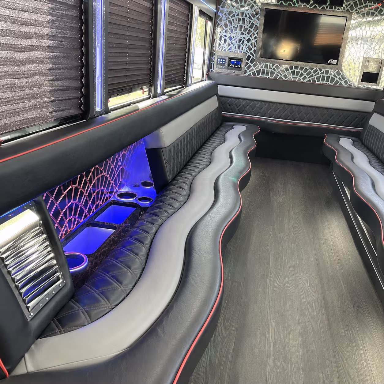 Pembroke Pines Concert & Music Festival Transportation party bus interior