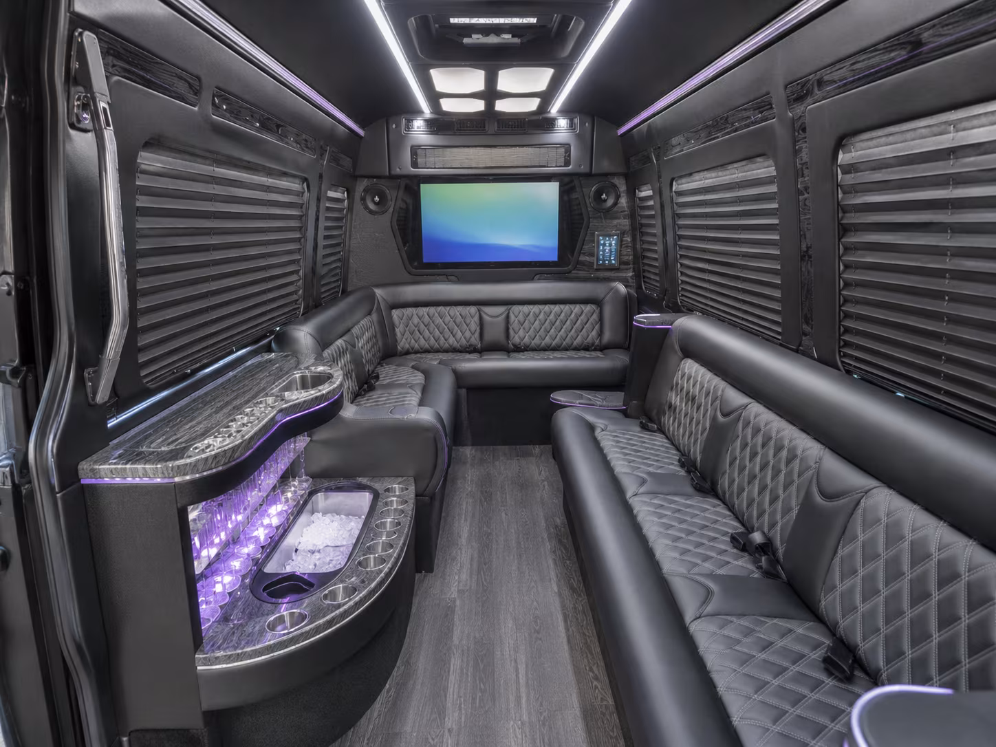 Pembroke Pines Corporate Transportation party bus exterior