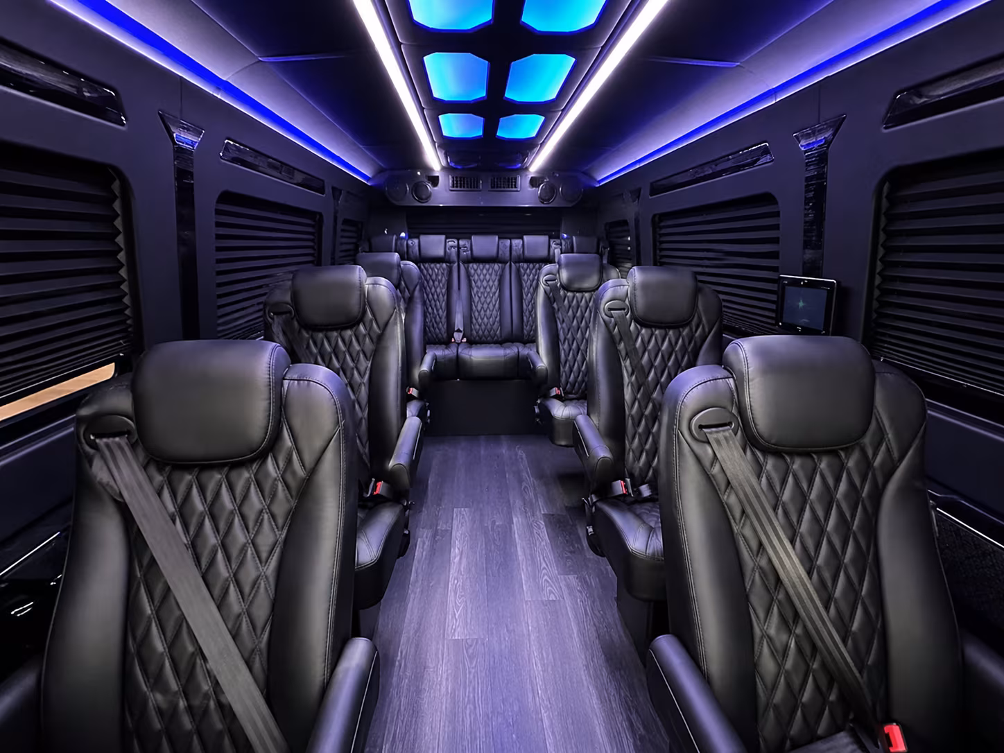 Pembroke Pines Corporate Transportation party bus interior