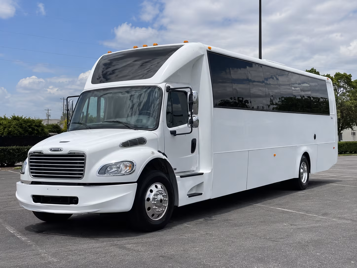 Pembroke Pines Sporting Event Transportation party bus exterior