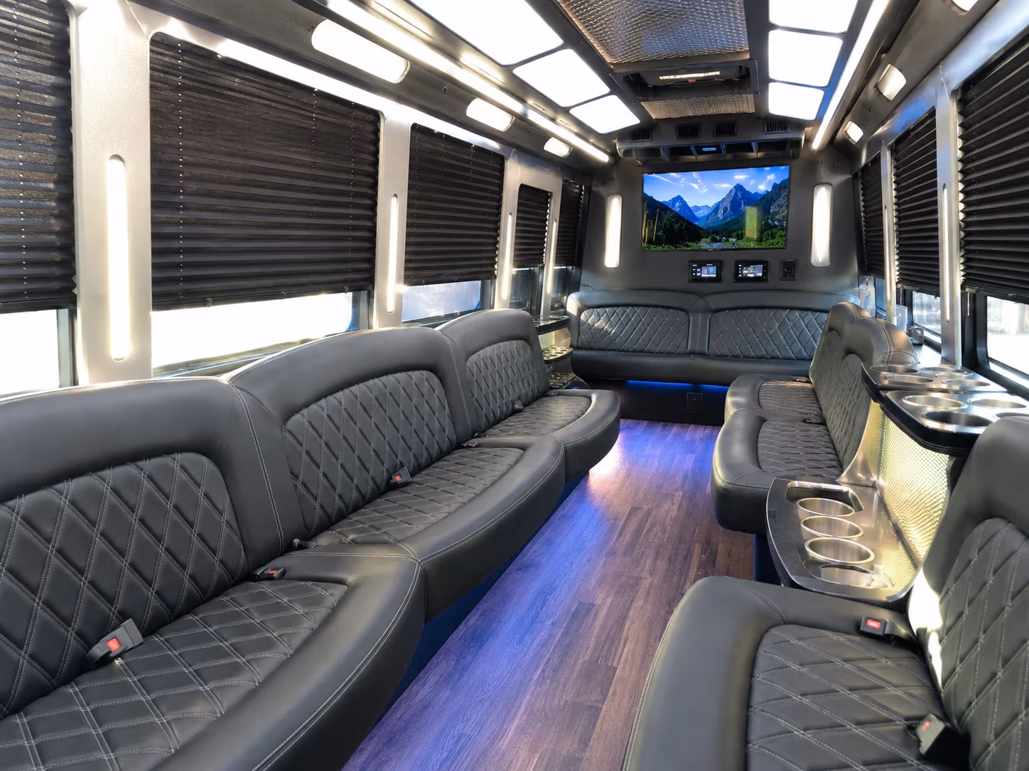 Pembroke Pines Wedding Transportation party bus exterior