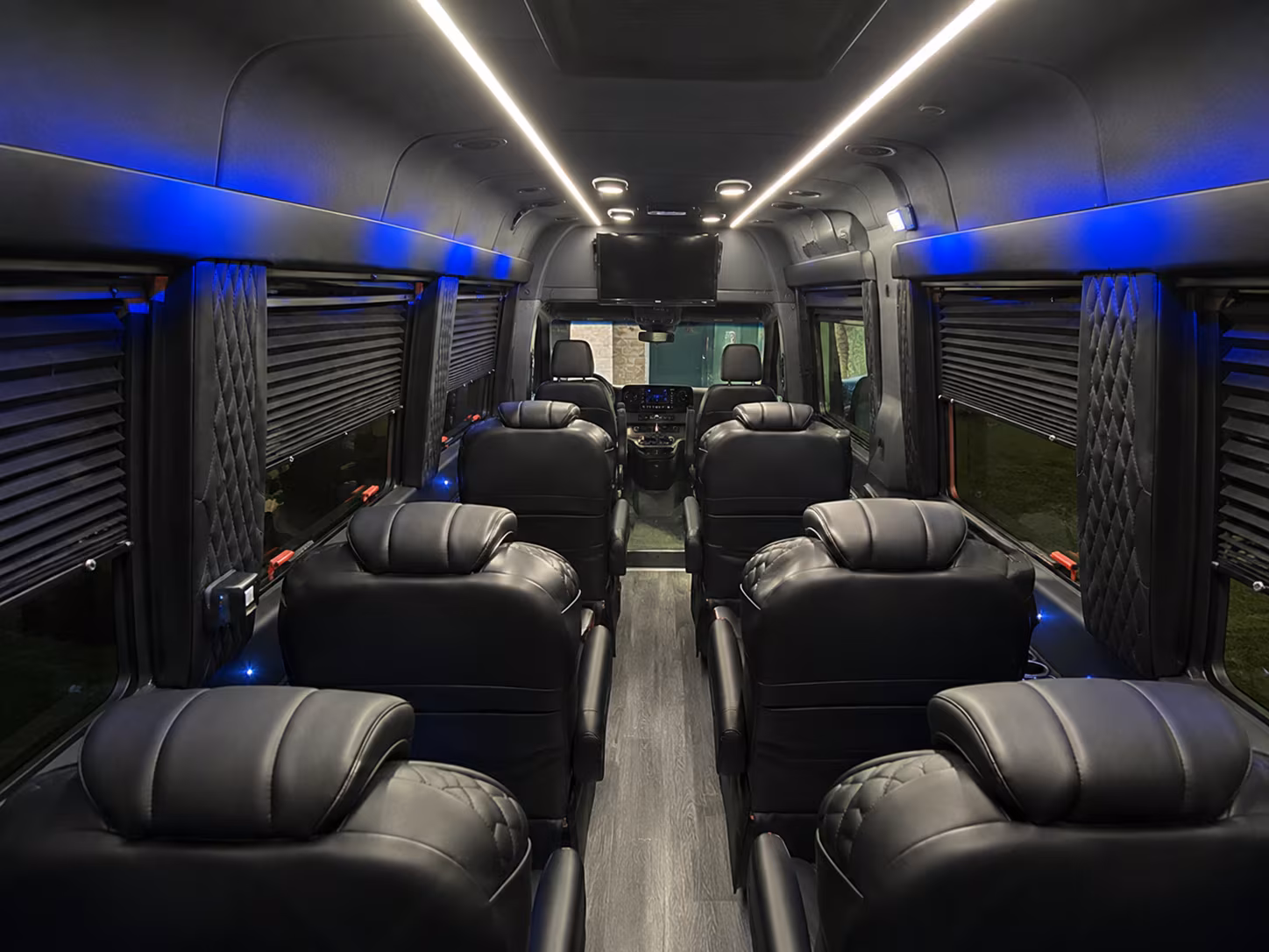 Sprinter Van Rental with Driver Interior