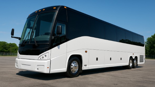 Exterior of Charter Bus Company Davie's 40 Passenger Party Bus in Davie