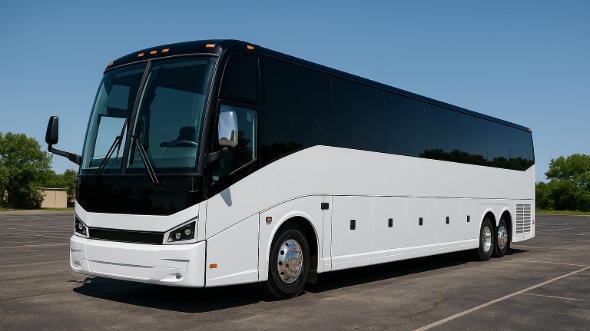 Exterior of Charter Bus Company Pembroke Pines's 44 Passenger Charter Bus in Pembroke Pines