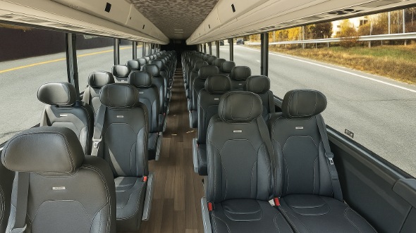 25 passenger minibus interior